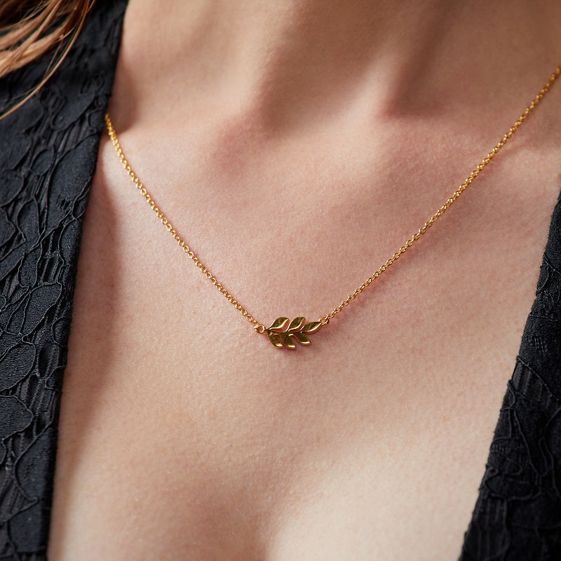 Leaf Sterling Silver Necklace