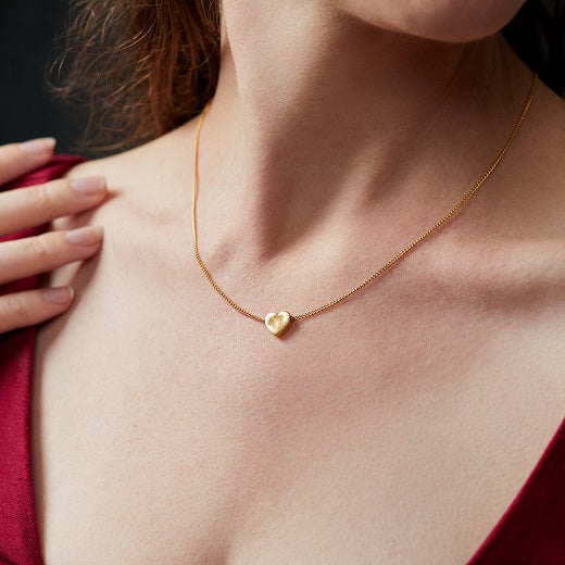 Gold Heart Necklace