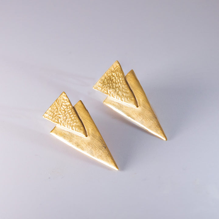 Large Triangle Earring