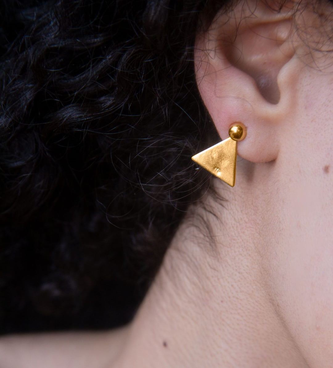 Small Triangle Earring